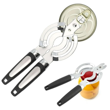Luxtrada Opener Adjustable Jar & Bottle Opener, Adjustable Multifunctional Stainless Steel Can Opener Jar Lid Gripper