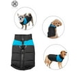 thumbnail image 1 of Luxtrada Padded Cold Winter Warm Vest Jacket Pet Clothes For Small/Medium/Large Dogs (Blue, L), 1 of 8