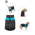 thumbnail image 1 of Luxtrada Padded Cold Winter Warm Vest Jacket Pet Clothes For Small/Medium/Large Dogs (Blue, XL), 1 of 8