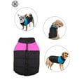 thumbnail image 1 of Luxtrada Padded Cold Winter Warm Vest Jacket Pet Clothes For Small/Medium/Large Dogs (Pink, 2XL), 1 of 8