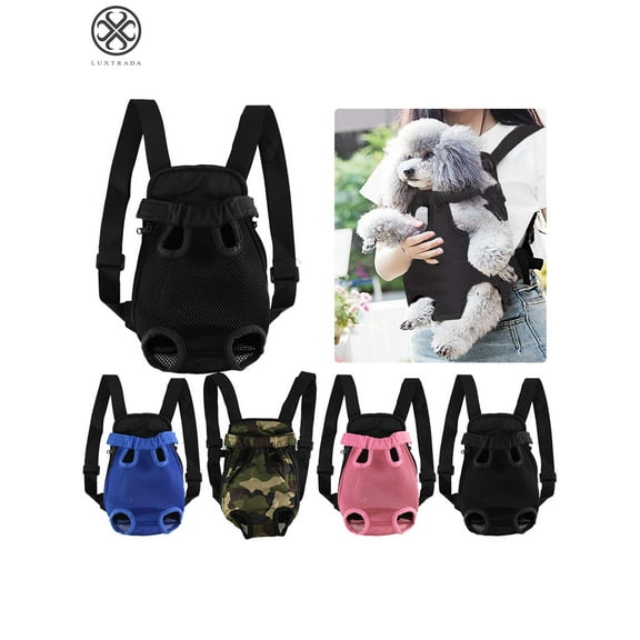 Luxtrada Pet Backpack Carrier, Small, Black