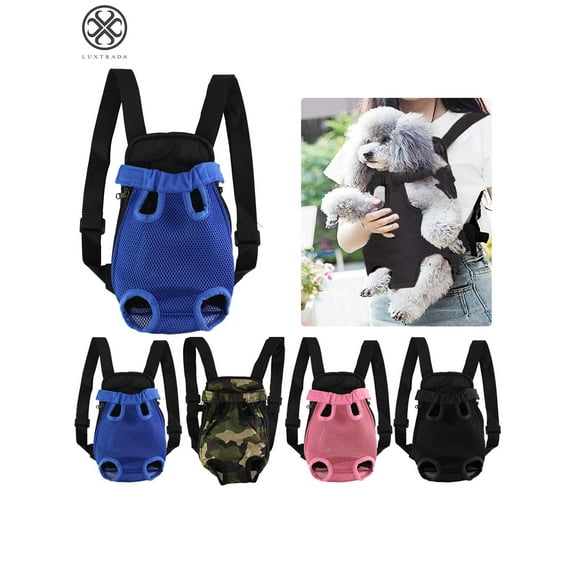 Luxtrada Pet Backpack Carrier, Small, Blue