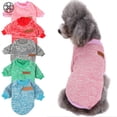 thumbnail image 1 of Luxtrada Pet Dog Classic Knitwear Sweater Fleece Coat Soft Thickening Warm Pup Dogs Shirt Winter Pet Dog Cat Clothes Soft Puppy Customes Clothing Winter Doggie Sweatshirt for Small Dogs, 1 of 6