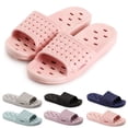 thumbnail image 1 of Luxtrada Quick Drying Shower Slippers non-slip Bathroom Slippers Drain Holes Shower Shoes for Women and Men Dorm pool gym, 1 of 10