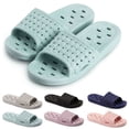 thumbnail image 1 of Luxtrada Quick Drying Shower Slippers non-slip Bathroom Slippers Drain Holes Shower Shoes for Women and Men Dorm pool gym, 1 of 10