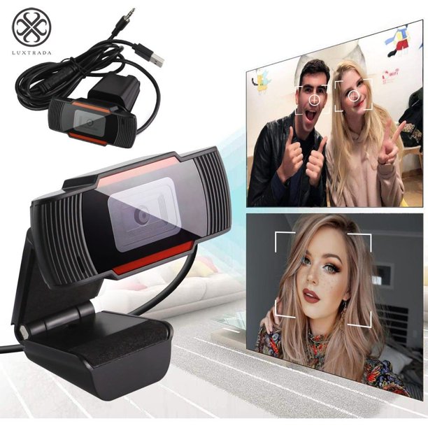 Luxtrada Rotatable USB 2.0 720P HD  Cam Camera cam for PC Laptop