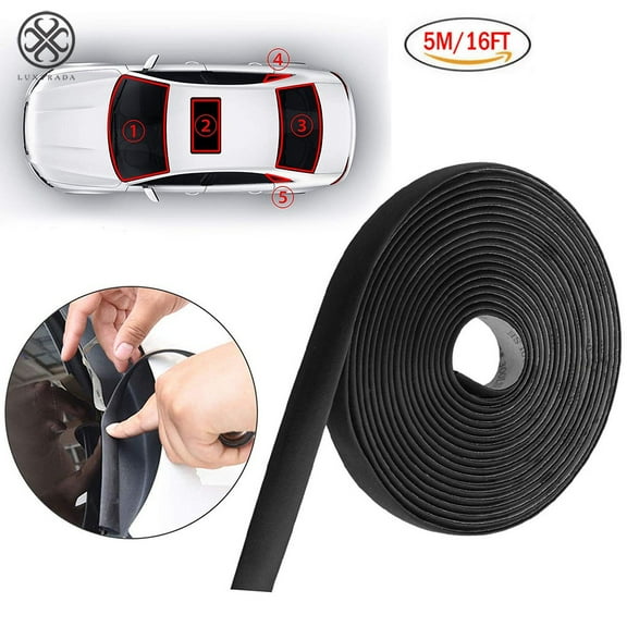 Luxtrada Rubber Weather Seal Strip Molding Edge Trim Car Door Window Protector Guard 5M / 16FT