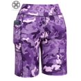 thumbnail image 1 of Luxtrada Simple Camouflage Women Compression Yoga Shorts Sport Gym Fitness Running Butt Lift Booty Pants with Pockets, 1 of 6