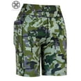 thumbnail image 1 of Luxtrada Simple Camouflage Women Compression Yoga Shorts Sport Gym Fitness Running Butt Lift Booty Pants with Pockets, 1 of 6