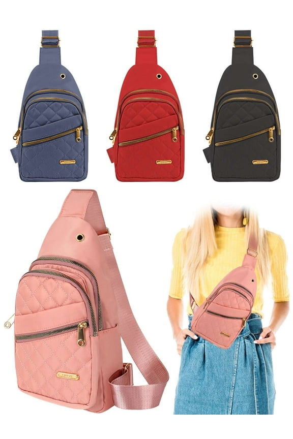 Sling Backpack/ Bag for Women, Chest Bag Daypack Crossbody Backpack for Travel Sports Running Hiking , Black