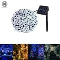 thumbnail image 1 of Luxtrada Solar String Light 100LED 12M 8 Modes Solar Christmas Lights Waterproof for Gardens, Wedding, Party, Homes, Christmas Tree, Curtains, Outdoors (White, 100LED 12M), 1 of 7