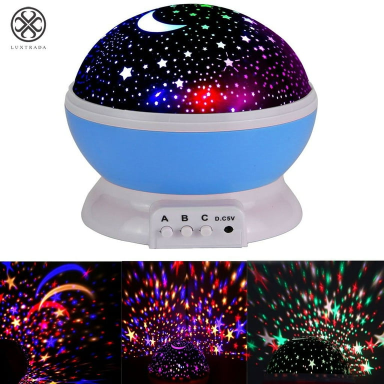 ★2025SS新作★ROMANTIC CROWN★SHINING PLANET L/S Luxtrada Sun And Star Moon projector rotating night Light
