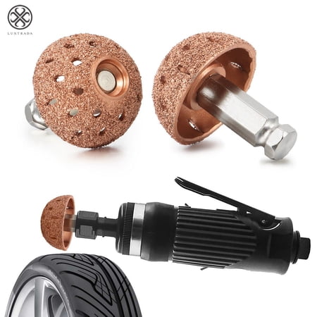 Luxtrada Tire Grinding Head Rasp Buffer Ball Tyre Repair Hand Tool Buffing Wheel