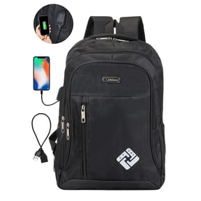 Luxtrada Travel Laptop Backpack Waterproof Anti Theft Backpack with USB Charging Port Large 14-15.6 Inch Computer Business Backpack for Men Women (Black)