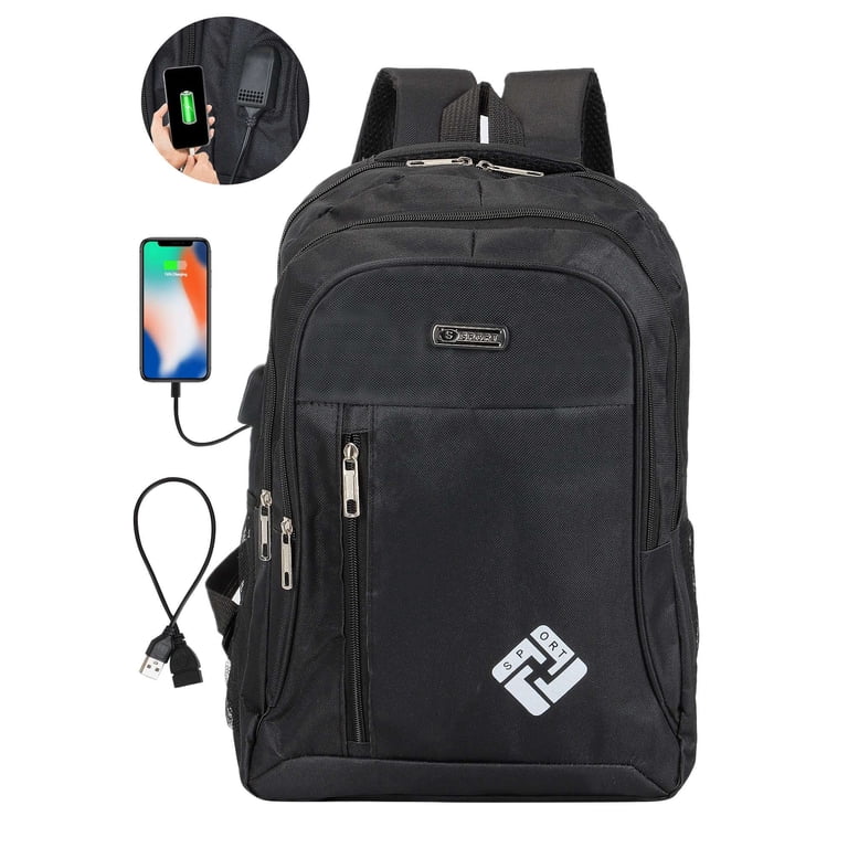 Luxtrada Travel Laptop Backpack Waterproof Anti Theft Backpack with USB Charging Port Large 14-15.6 Inch Computer Business Backpack for Men Women ( Luxtrada Travel Laptop Backpack Waterproof Anti Theft Backpack with USB Charging Port Large 14-15.6 Inch Computer Business Backpack for Men Women (