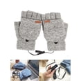 thumbnail image 1 of Luxtrada USB Heated Gloves, Men Women Winter Warm Electric Heating Gloves Mitten, 3 Temperature Settings, 1 of 11