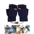 thumbnail image 1 of Luxtrada USB Heated Gloves, Men Women Winter Warm Electric Heating Gloves Mitten, 3 Temperature Settings, 1 of 11