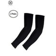 thumbnail image 1 of Luxtrada UV Protective Compression Arm Sleeves, 2 Pairs, Black, 1 of 7