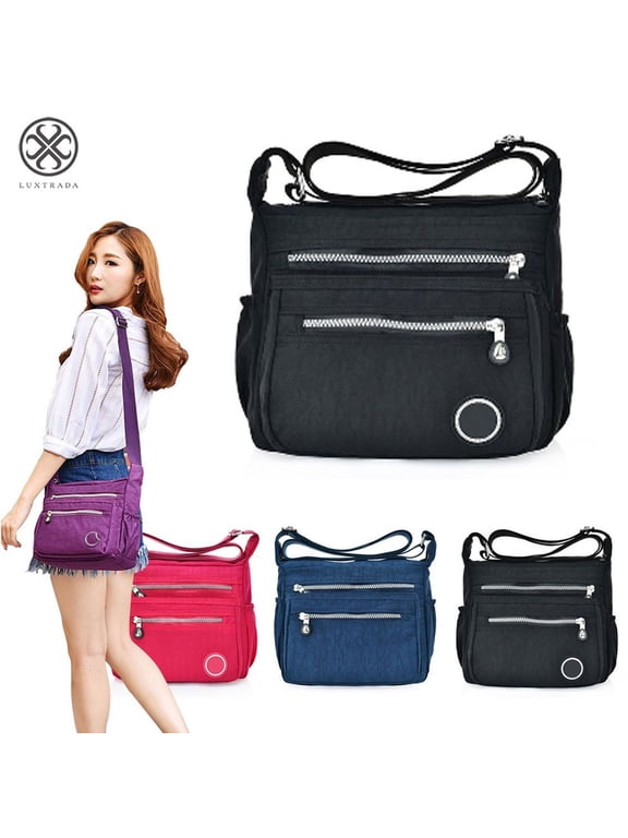 Waterproof Shoulder Bag Fashionable Cross-body Bag Casual Bag Handbag for Women (Black)