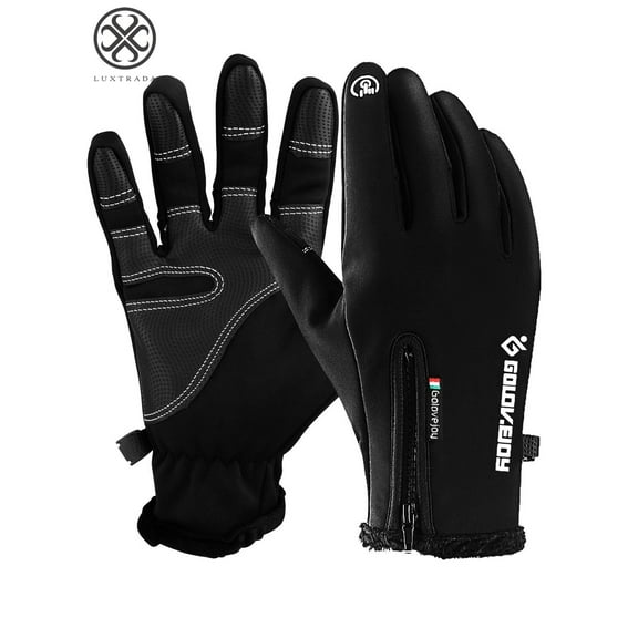 Luxtrada Winter Cycling Ski Outdoor Gloves Touch Screen Waterproof Warm Men/ Women Gloves