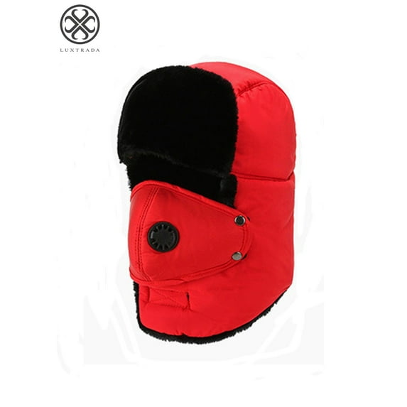 Luxtrada Winter Hats Skiing Cap for Men and Women Trooper Hunting Hat Ushanka Hat Ski Hat Windproof Waterproof Warm Hat With air valve