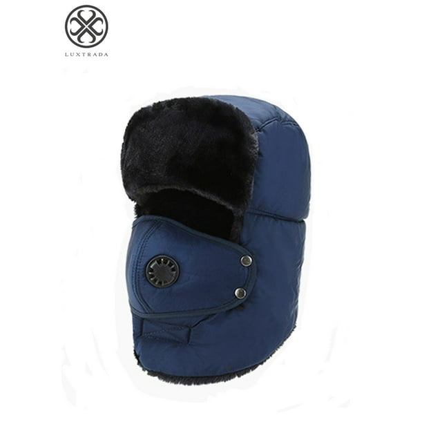 Luxtrada Winter Hats Skiing Cap for Men and Women Trooper Hunting Hat Ushanka Hat Ski Hat Windproof Waterproof Warm Hat With air valve