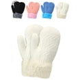 thumbnail image 1 of Luxtrada Winter Mittens Gloves for Baby Kids Toddler Newborn Infant, Unisex Cute Warm Fleece Lined Thick Thermal Gloves for Boys Girls (0 months-36 months), 1 of 7