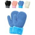 thumbnail image 1 of Luxtrada Winter Mittens Gloves for Baby Kids Toddler Newborn Infant, Unisex Cute Warm Fleece Lined Thick Thermal Gloves for Boys Girls (0 months-36 months), 1 of 7