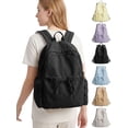 thumbnail image 1 of Luxtrada Women Backpack Purse 20L Nylon Anti-theft Fashion Casual Lightweight Travel Shoulder Bag Daypack (Black), 1 of 8