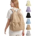 thumbnail image 1 of Luxtrada Women Backpack Purse 20L Nylon Anti-theft Fashion Casual Lightweight Travel Shoulder Bag Daypack (Khaki), 1 of 8