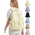 thumbnail image 1 of Luxtrada Women Backpack Purse 20L Nylon Anti-theft Fashion Casual Lightweight Travel Shoulder Bag Daypack (Yellow), 1 of 8
