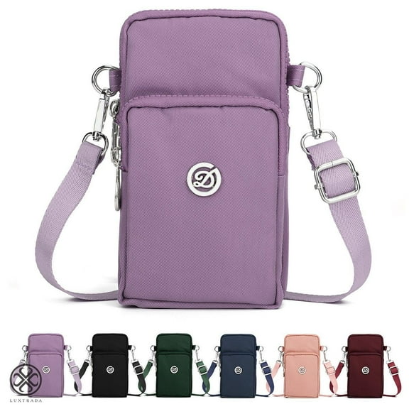 Luxtrada Women Crossbody Phone Bag Small Shoulder Bag Cell Phone Wallet Purses Compatible with Smartphones up to 7.2 inch