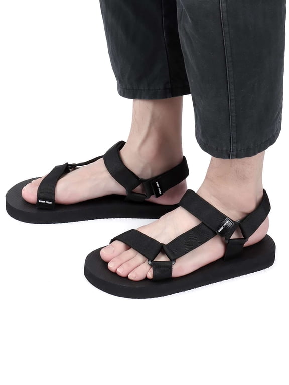 Women Men Sandals, Sport Athletic Sandals with Arch Support for Water/Walk/Outdoor/Travel/Hiking (Women 10-11/Men 8-9)