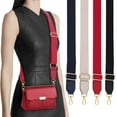 thumbnail image 1 of Luxtrada Women Wide Purse Strap Shoulder Bag Belt Strap Crossbody Adjustable Replacement Handbag Handle (Red), 1 of 8