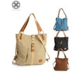 thumbnail image 1 of Luxtrada Women's Fashion Casual Canvas Bag Tote Cross Body Shoudler Bags Handbags Satchel Purse, 1 of 11