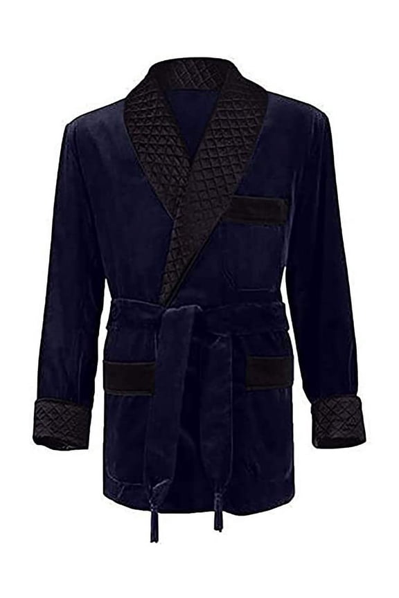 LuxuRobes Men's Smoking Jacket