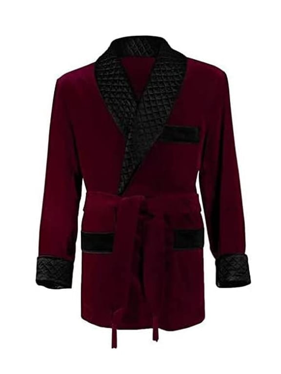 LuxuRobes Men's Smoking Jacket