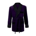 thumbnail image 1 of LuxuRobes Men's Smoking Jacket, 1 of 3