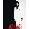 thumbnail image 1 of Luxuary Plush Black White Red Scarface Tony Montana Blanket Throw Queen, 1 of 2