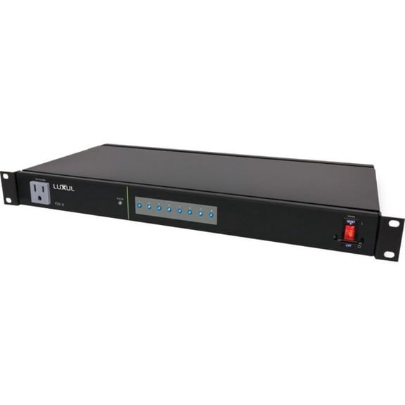 Luxul PDU 8 9-Outlet Intelligent Network Power Distribution Unit