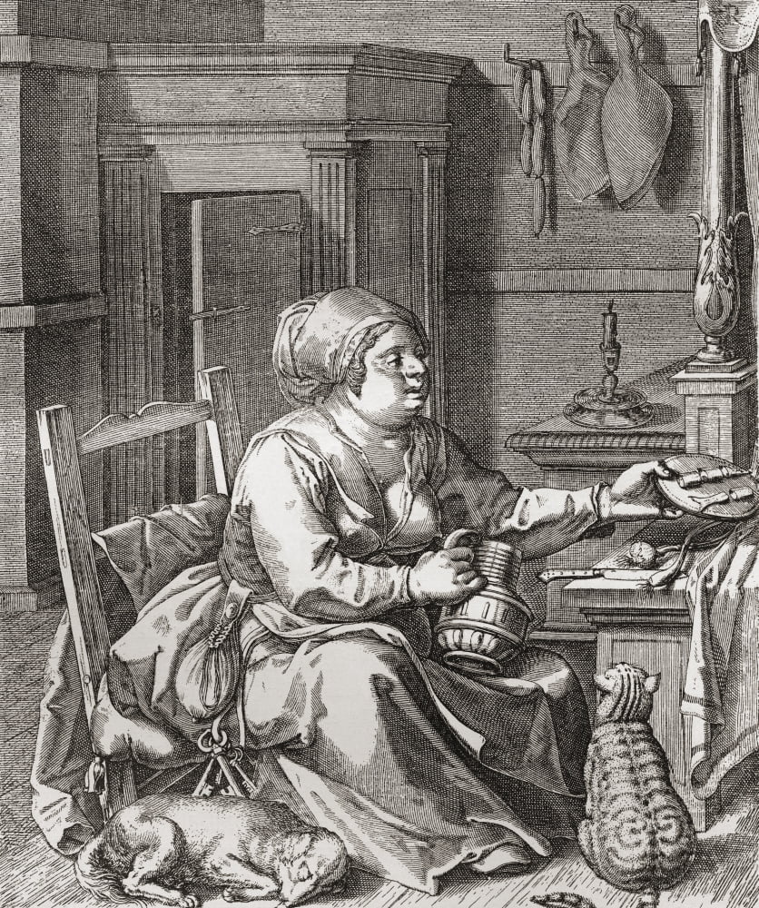 Luxuriance after the painting by Jodocus van Winghe From Illustrierte Sittengeschichte vom Mittelalter bis zur Gegenwart by Eduard Fuchs published 1909 Canvas Art - Ken Welsh Design Pics (13 x 15)