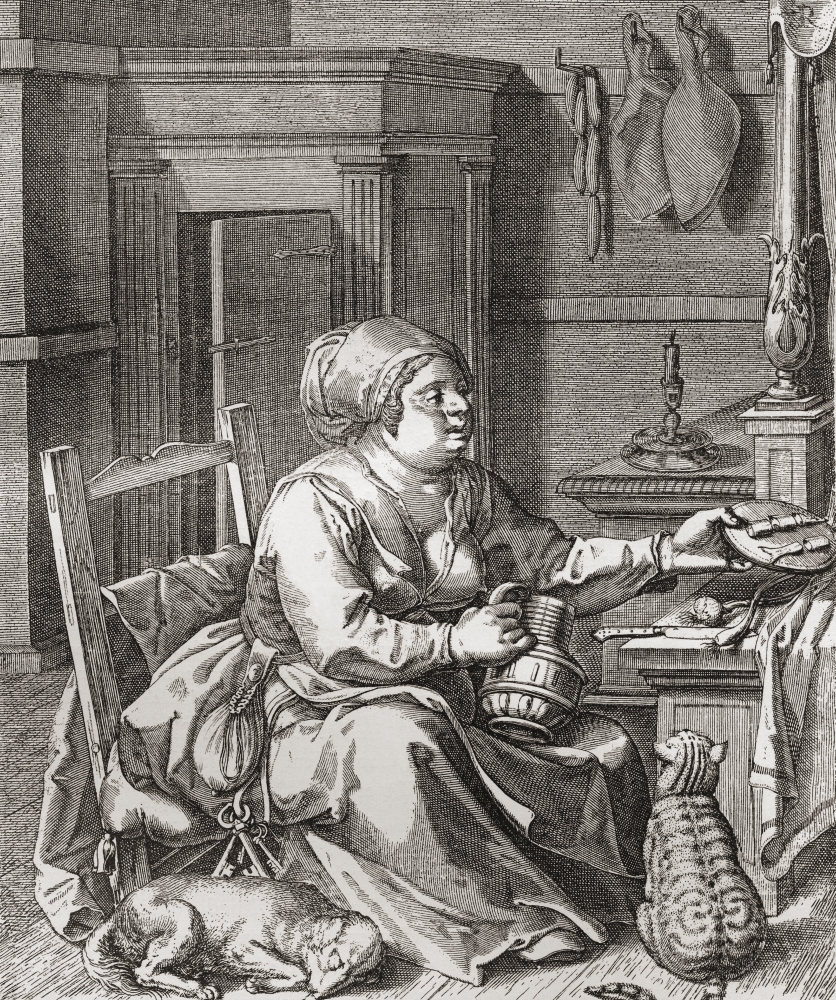 Luxuriance after the painting by Jodocus van Winghe From Illustrierte Sittengeschichte vom Mittelalter bis zur Gegenwart by Eduard Fuchs published 1909 Canvas Art - Ken Welsh  Design Pics (26 x 30)