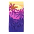 thumbnail image 1 of Luxuriant Magenta Sunset 30in x 60in Beach Towel, 1 of 5