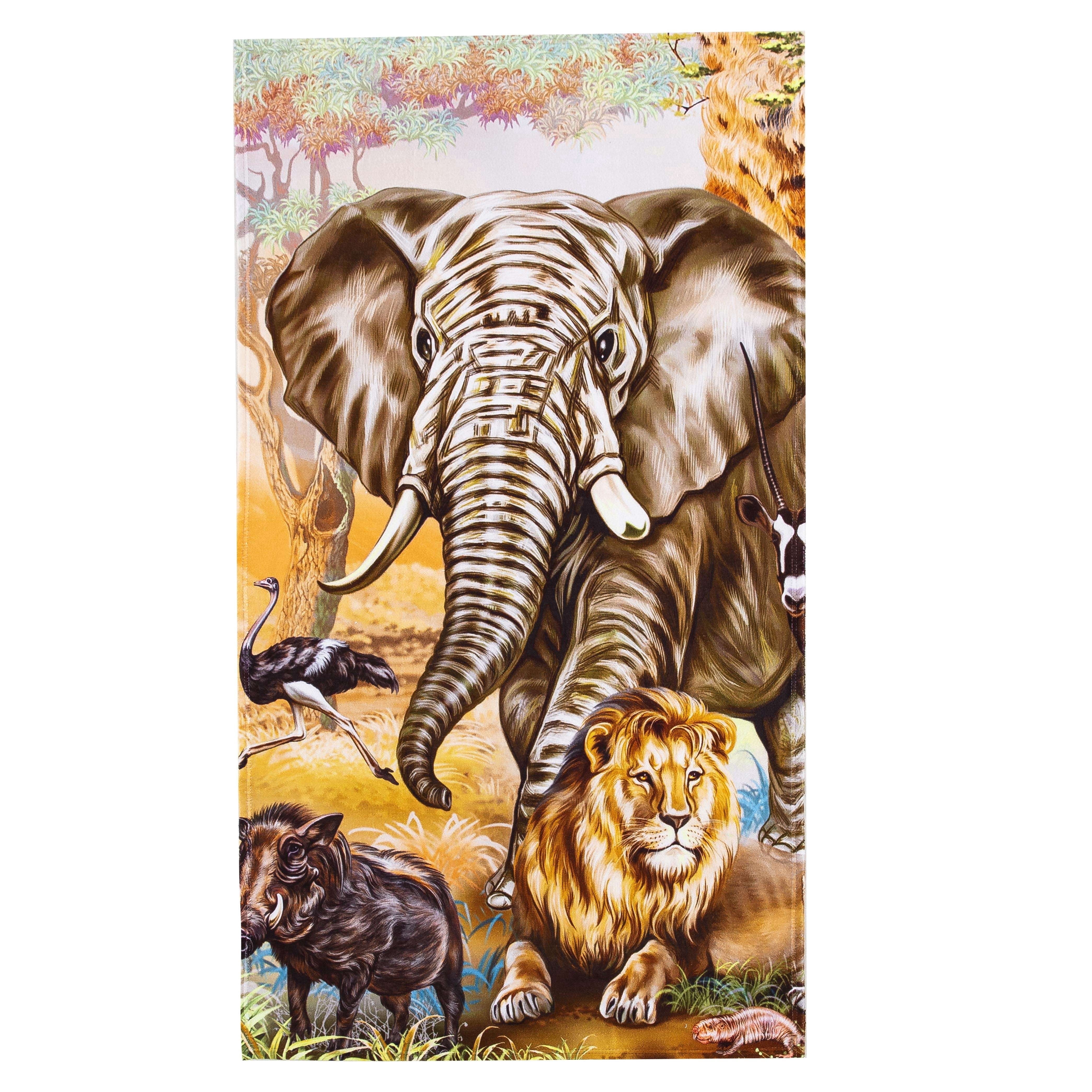 Luxuriant Safari 1 30in x 60in Beach Towel