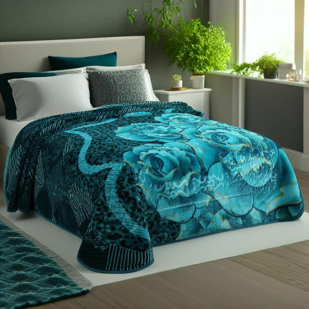 Printed King Blanket- Rayla