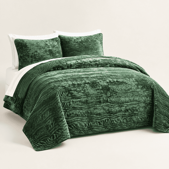 Luxurioking Sizeforter Set Green Wave Pattern - Walmart.com