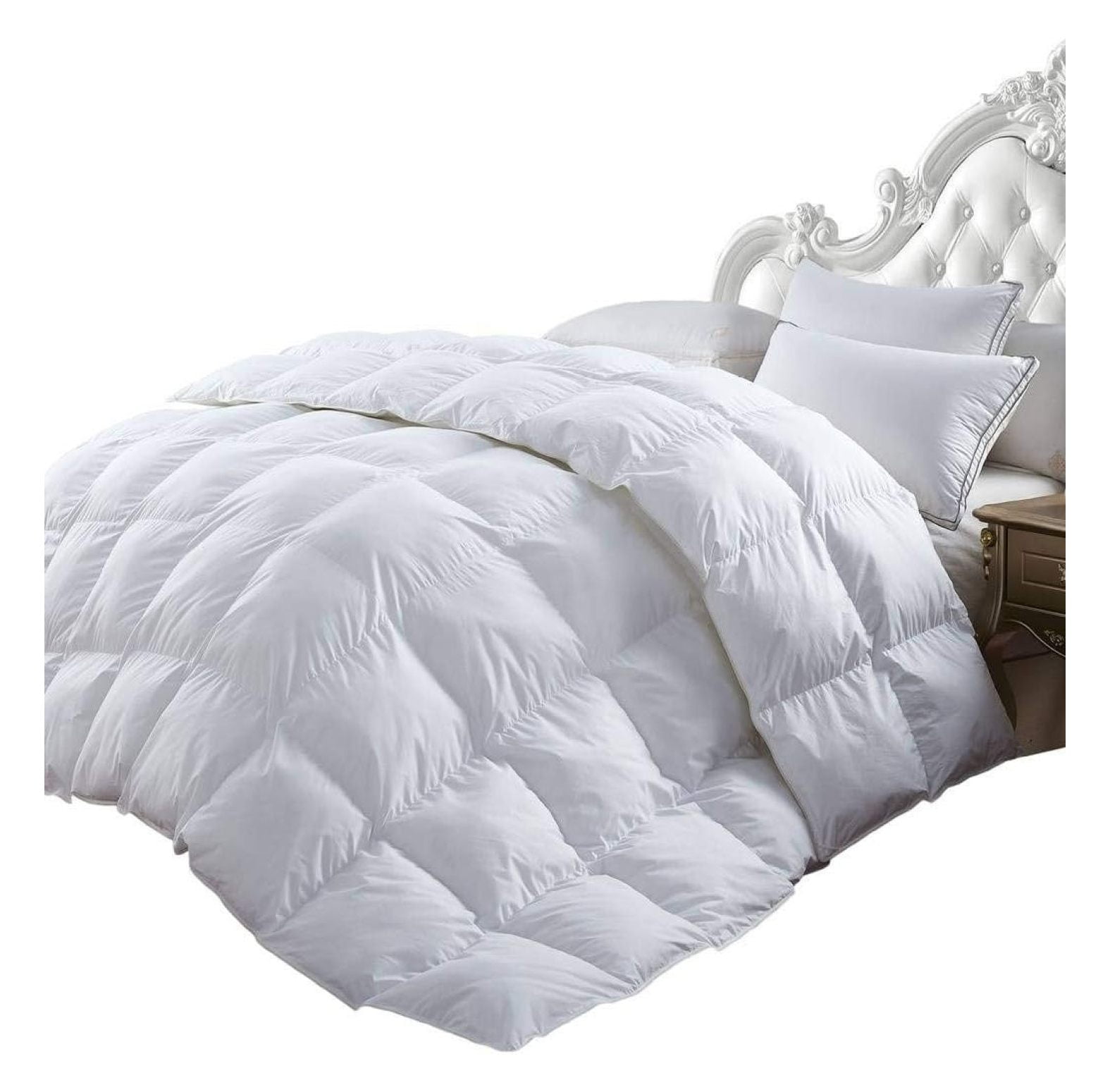 Luxurious 1200 ThreadCount King/Cal King Size Siberian Goose Down