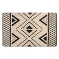 thumbnail image 1 of Luxurious 20x32 in Boho Bathroom Runner Rug - Moroccan Geometric Design, Non-Slip & Machine-Washable. Soft Long Bath Mat Ideal for Bathtub, Sink, Shower. Enhance Your Bathroom with Farmhouse Style!, 1 of 5