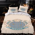 thumbnail image 1 of Luxurious 3-Piece Duvet Cover Set - Intricate & Circular Design Elegant Bedding for Bedrooms, 1 of 4