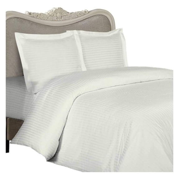 Luxurious 800-Thread-Count Egyptian Cotton 800TC Sheet Set, King, Damask Stripe 800 TC